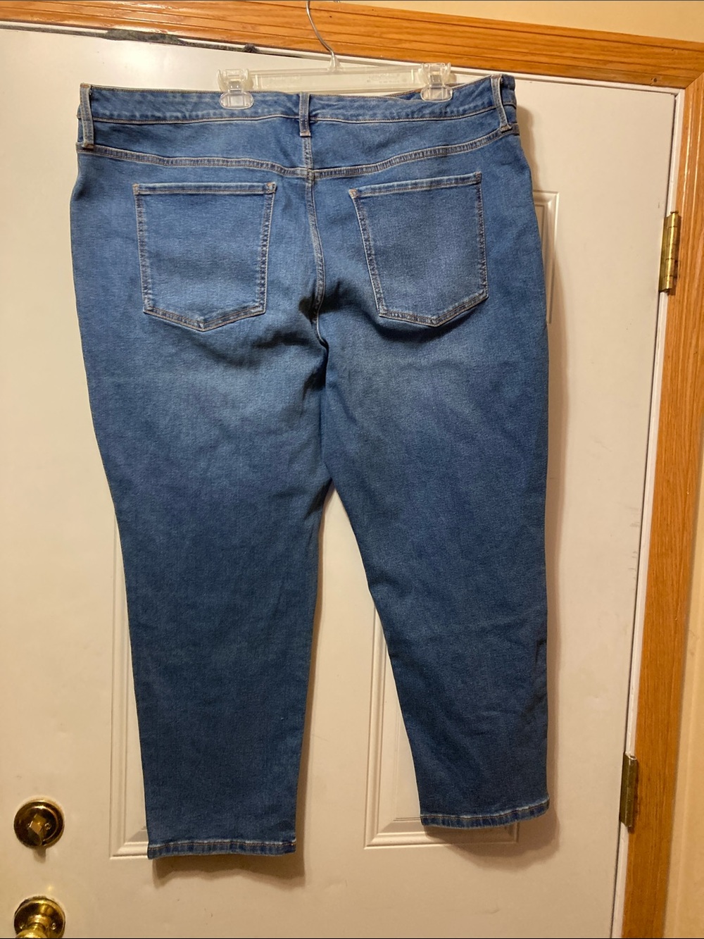 Terra & Sky Women’s Dark Blue Stretch Denim Jeans 22WP NWT